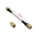 Antena de parche de alimentación Triple RJX 5,8 GHz Original, antena polarizada circularmente direccional SMA para Fatshark RC Drone